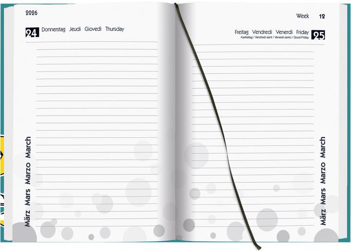 Produktbild Biella Schüleragenda mydiary (12 x 16.5 cm, Deutsch, Englisch, Französisch, Italienisch)