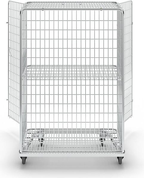 Actual product image kaiserkraft Roll container with double door (500 kg)