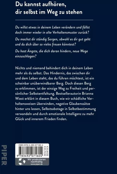 Image du produit The Mountain Is You (Allemand, Brianna Wiest, 2022)