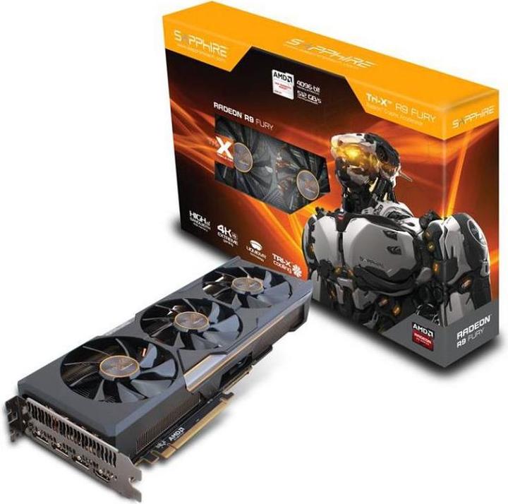 Produktbild Sapphire R9 Fury Tri-X (4 GB)