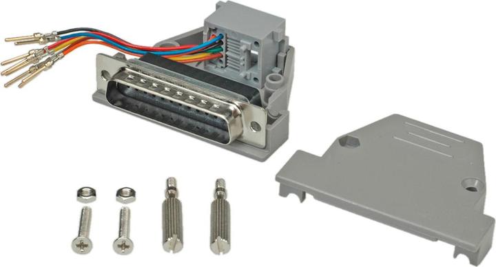 Produktbild Secomp DB25 Stecker-RJ45 Buchse 8P/8C 8Ltg. (0.02 m)
