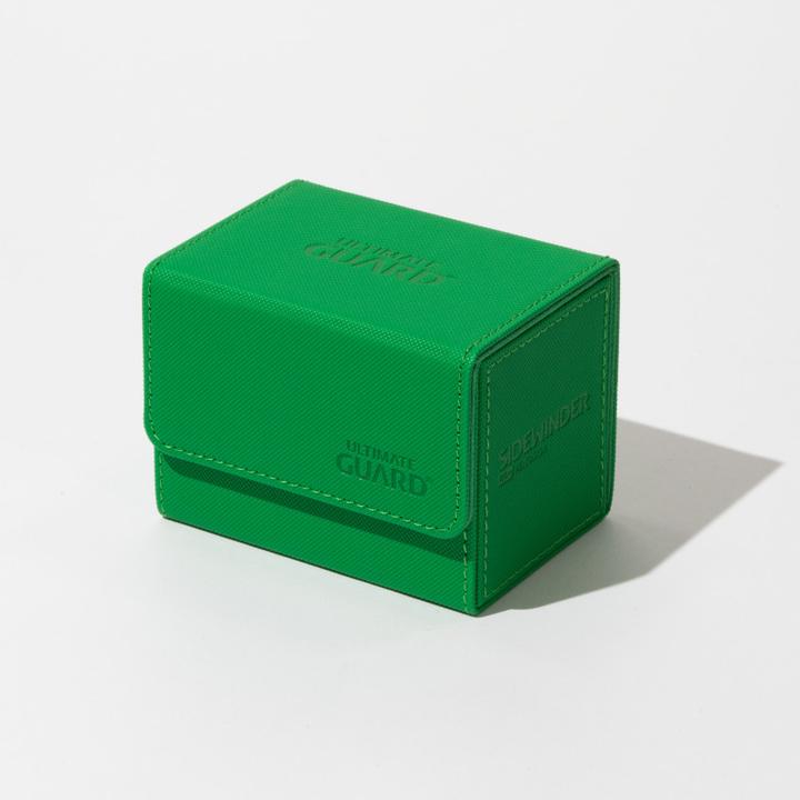 Produktbild Ultimate Guard Kartenbox XenoSkin Sidewinder Monocolor 80+ Grün