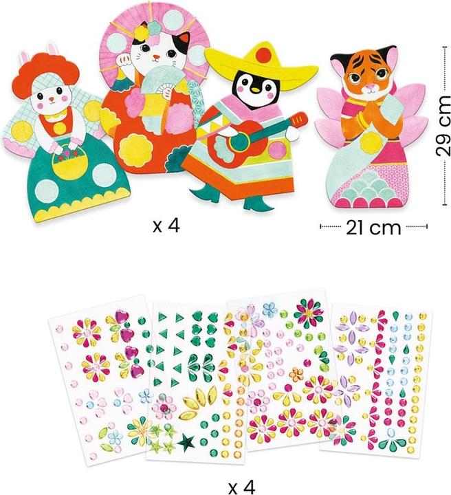 Produktbild Djeco Sticker und Basteln bunt
