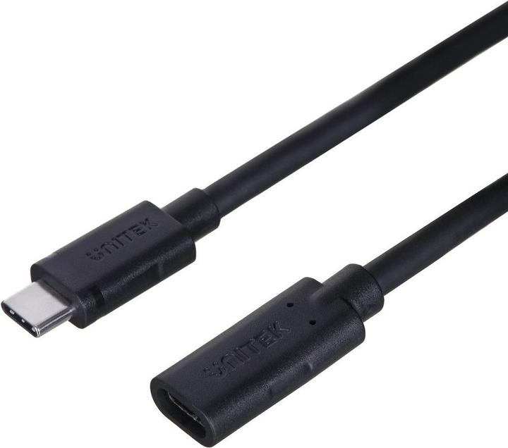 Actual product image Unitek USB USB-C - USB-C cable, 1 m black (C14086BK-1M) (1 m, USB 3.2 Gen 2)