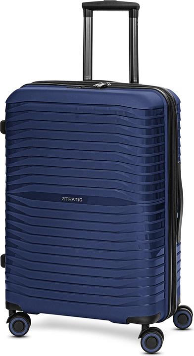 Actual product image Stratic Shine 4-wheel trolley 65 cm with expansion fold (69 l, M (50 - 90l))