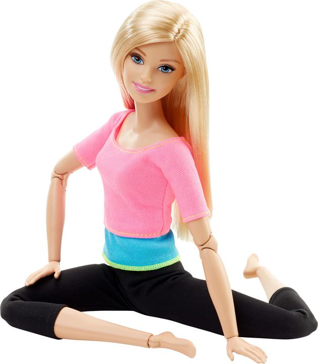 Produktbild Barbie Made to Move Puppe mit pinkem Top