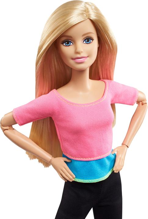 Produktbild Barbie Made to Move Puppe mit pinkem Top