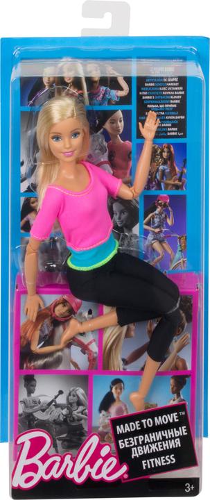 Produktbild Barbie Made to Move Puppe mit pinkem Top
