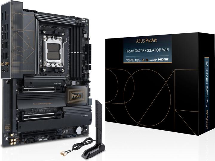 Actual product image ASUS ProArt X670E-Creator Wifi (AM5, AMD X670E, ATX)