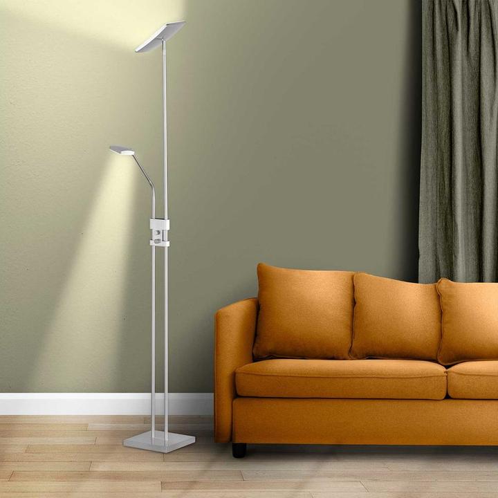 Produktbild Dönges LED-Deckenfluter mit flexibler Leseleuchte, Höhe 180 cm (1630 lm)