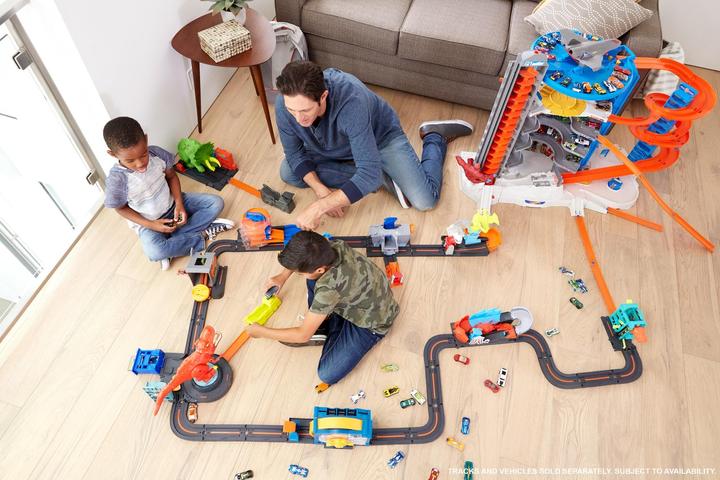 Image du produit Hot Wheels City T-Rex En Furie - Coffret Petites Voitures - 5 ans et +
