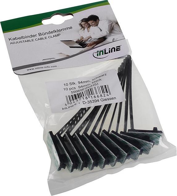 Produktbild InLine Kabelbinder Bündelklemme (Befestigungsschlaufen, 94 mm, 10 Stk.)