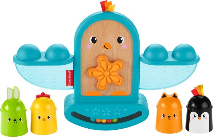 Image du produit Fisher-Price Mon Oiseau à Bascule à Empiler - Jouet d'éveil - A partir de 6 mois