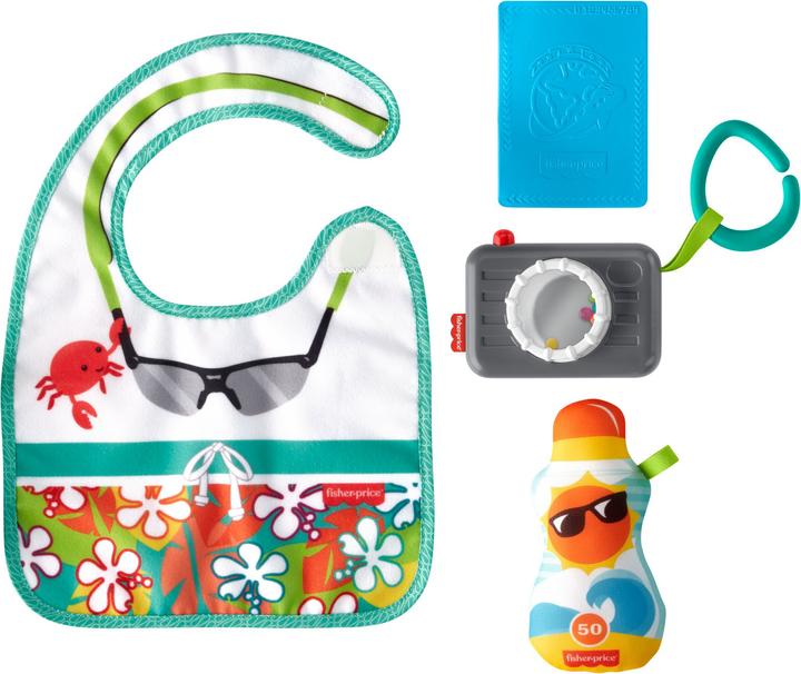 Mattel Fisher-Price Reisespass Rassel- und Knisterset