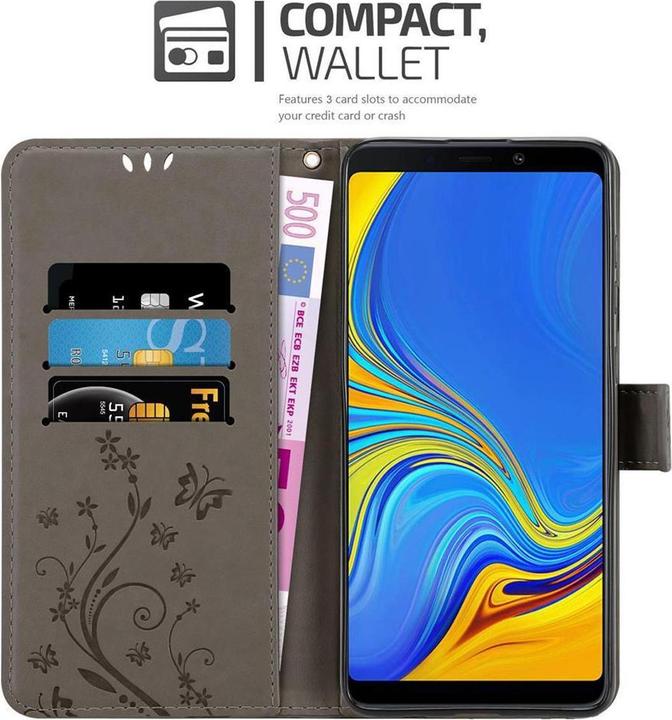 Image du produit Cadorabo Couverture du livre de fleurs (Samsung Galaxy A9 (2018))