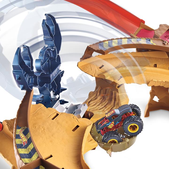 Actual product image Hot Wheels Monster Truck Scorpion Sting Raceway