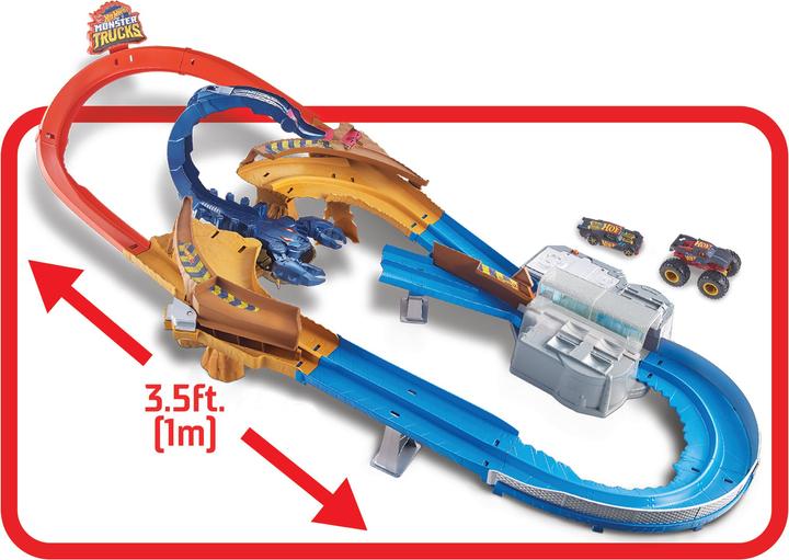 Actual product image Hot Wheels Monster Truck Scorpion Sting Raceway