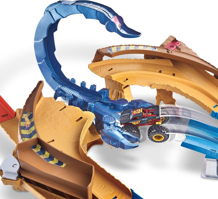 Actual product image Hot Wheels Monster Truck Scorpion Sting Raceway