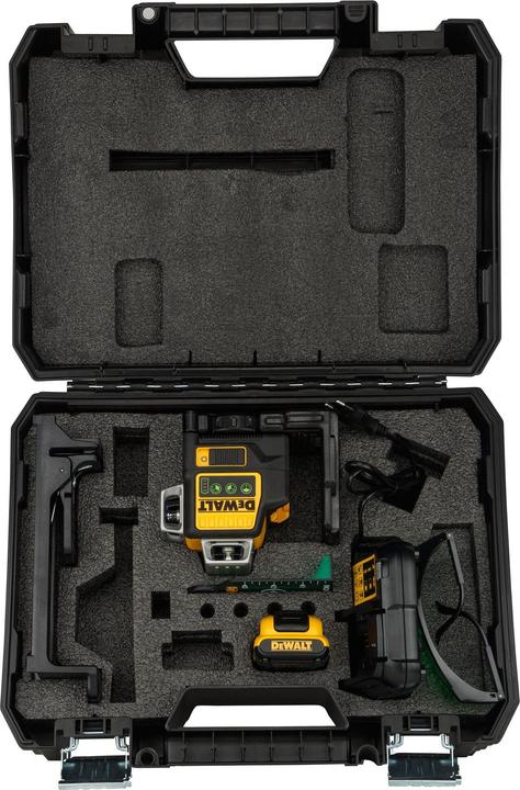 Immagine prodotto DeWalt Laser multilinea verde 3x360°/ 10,8Volt con batteria da 2,0 Ah DCE089D1G