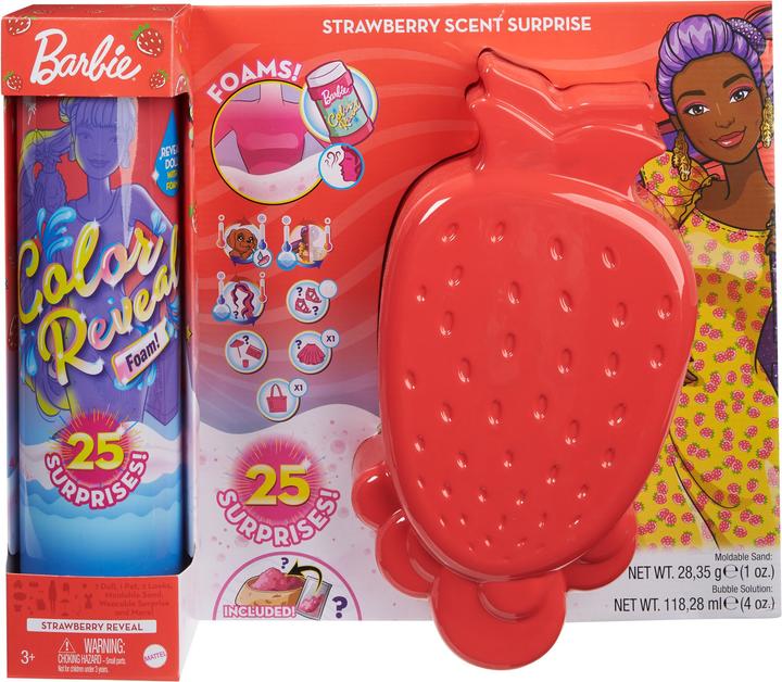 Barbie Color Reveal - Schaum Erdbeere