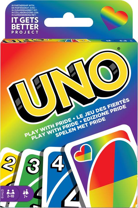 Produktbild Mattel Games UNO Play with Pride (Englisch, Deutsch, Französisch, Italienisch)