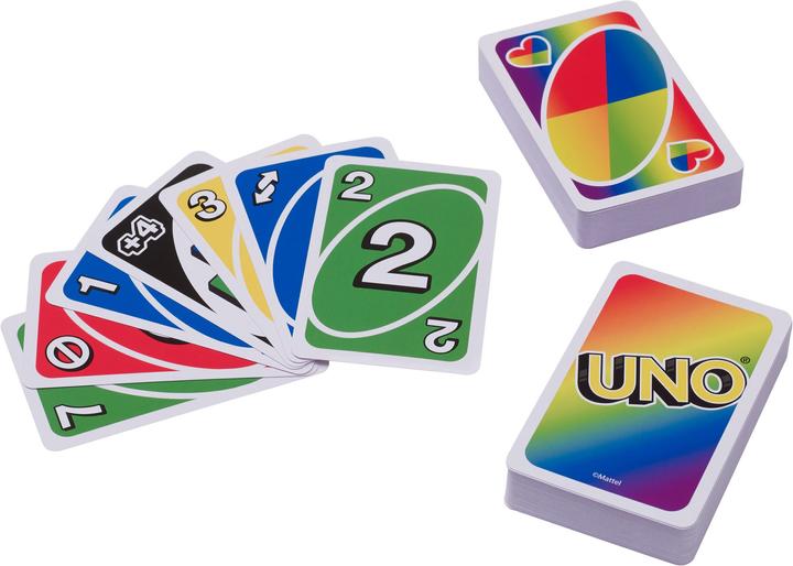 Produktbild Mattel Games UNO Play with Pride (Englisch, Deutsch, Französisch, Italienisch)