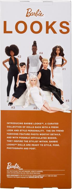 Productafbeelding Barbie Signature Looks Doll: Curvy (brunette).