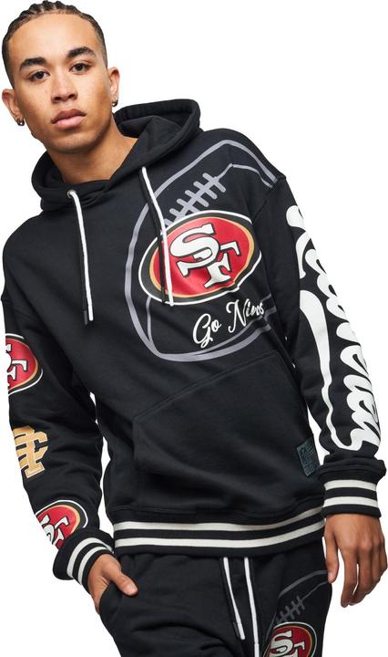 Immagine prodotto Recovered Re:covered Felpa con cappuccio in pile - PATCHES San Francisco 49ers (XXL)