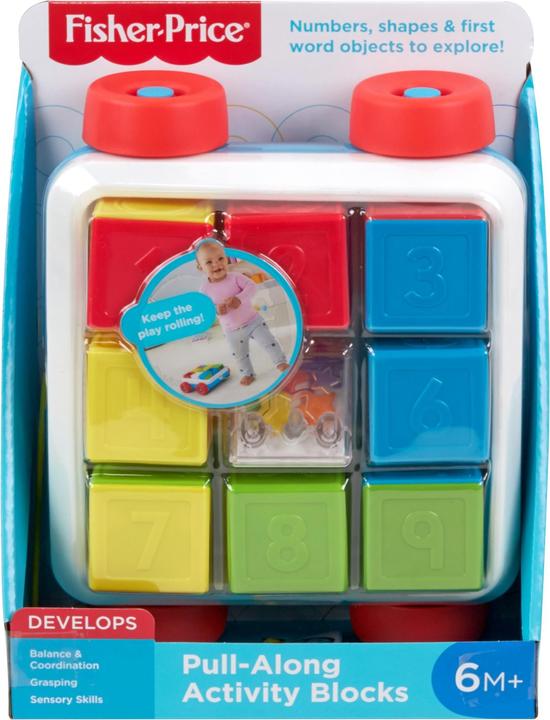 Image du produit Fisher-Price Mon Wagon Cubes à Tirer - Jouet d'éveil - A partir de 6 mois