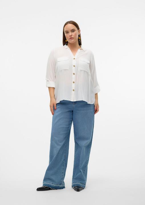 Immagine prodotto Vero Moda Vestibilità regolare colletto a camicia maniche curve con risvolto camicia camicia camicia (52)