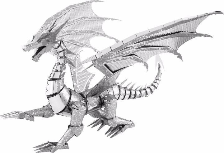 Immagine prodotto Metal Earth Kit Iconx Drago d'argento