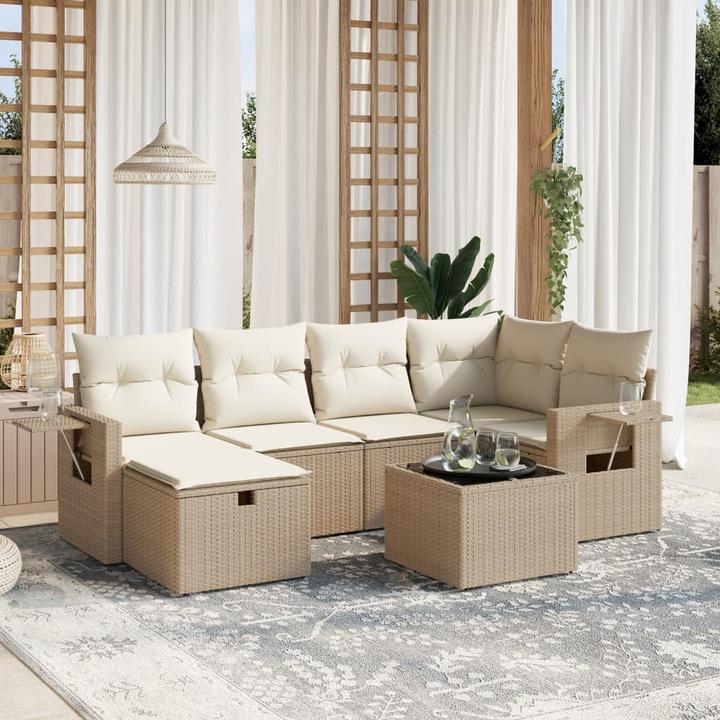 Produktbild VidaXL 10-tlg. Garten-Lounge-Set mit Kissen