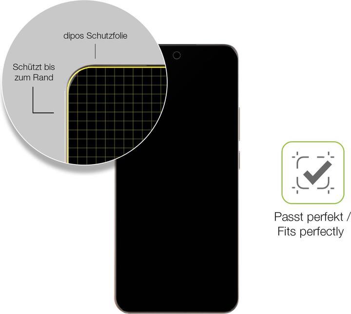 Actual product image Dipos Full Cover Screen Protector Matte (1 Piece, Oppo Reno 5G)