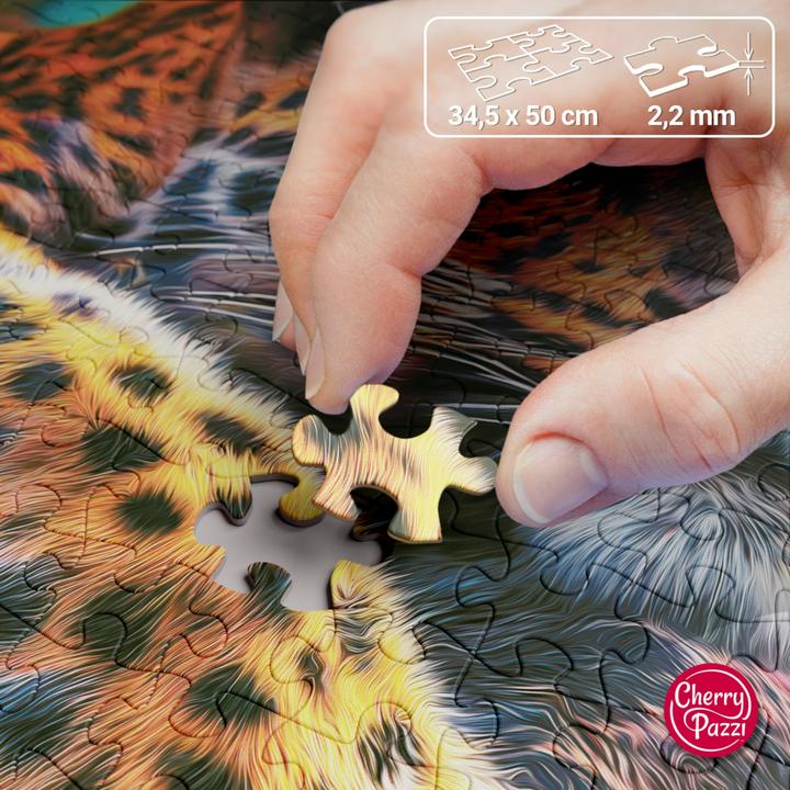 Produktbild Cherry Pazzi Puzzle 500 Teile - Liegender Leopard (500 Teile)
