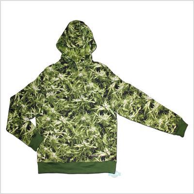 Tamar Kapuzen Jacke Hanfblatt "Canouflage" 5XL (XXL)