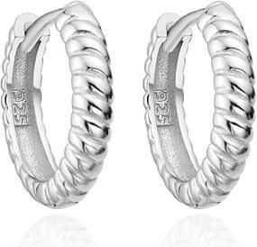 Image du produit Agato - Decent silver hoop earrings AGT-E137K