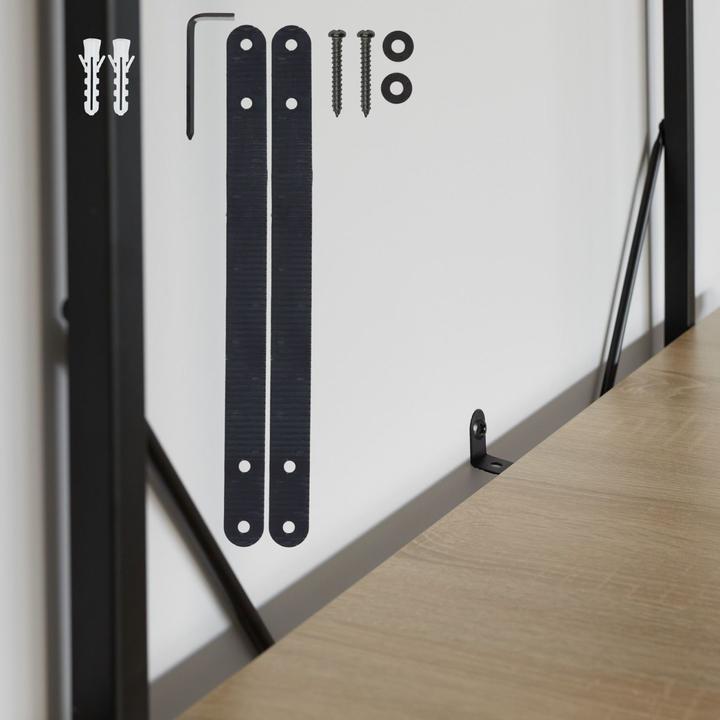 Produktbild tectake Regal Glasgow (106 x 34.5 x 179.5 cm)