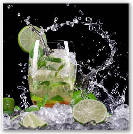 Image du produit Trenddeko Mojito éclaboussant - carré (30 x 30 cm)