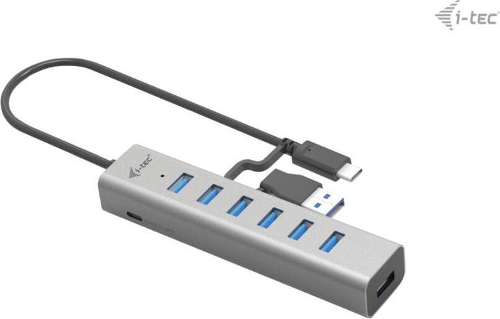 Actual product image i-tec C31HUBMETAL703 (USB-C, USB-A, 7 Ports)