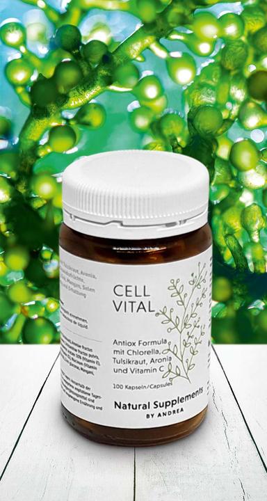 Produktbild Natural Supplements by Andrea Cell Vital (100 Stück, Kapseln, 161 g)