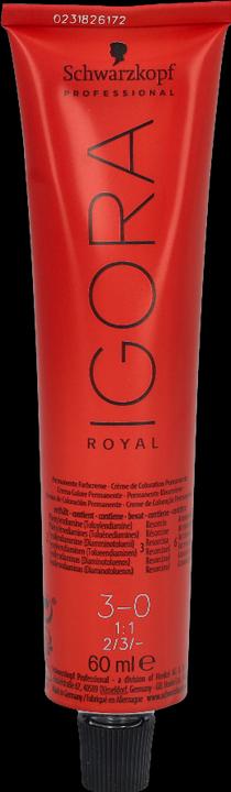 Image du produit Schwarzkopf Professional Igora royal (3-0 Brun foncé)