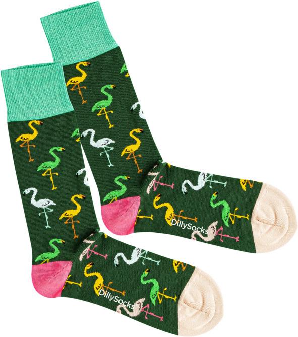 DillySocks Flamingo Forest (Einzelpack, One Size)