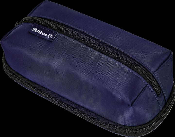 Actual product image Pelikan Quattro pencil case, dark blue