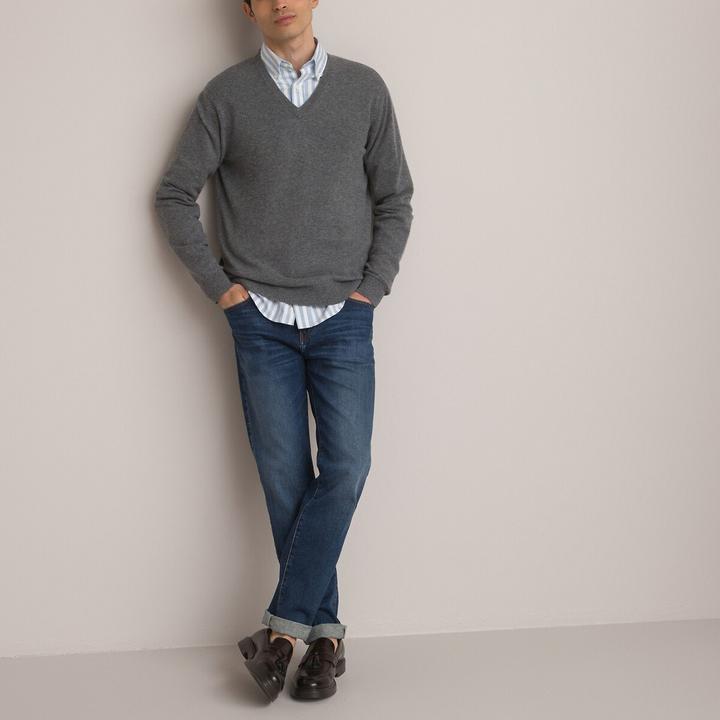 Produktbild La Redoute Collections Pullover mit V-Ausschnitt (M)