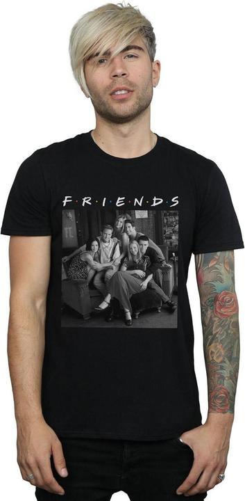 Immagine prodotto Friends Black And White Photo Maglietta Uomo (4XL)