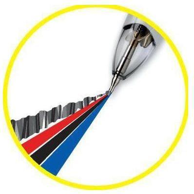 Produktbild Bic 4 Colours 3+1 HB (Weiss, Grau, 1 x)