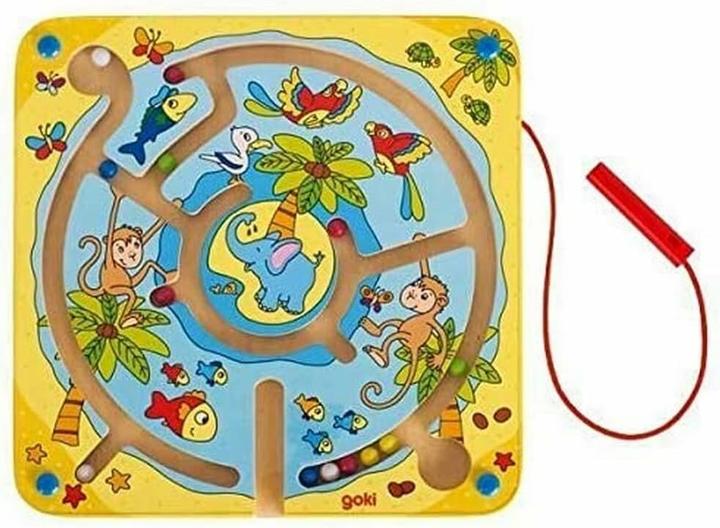 Actual product image Goki Magnetic maze island