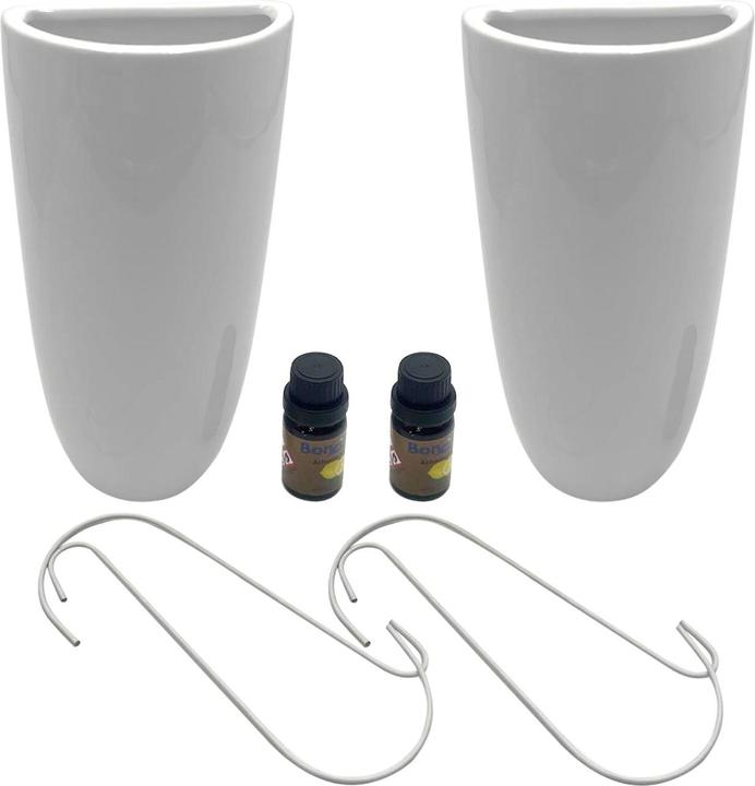 Actual product image Bon Aura Humidifier for radiators, ceramic, set of 8