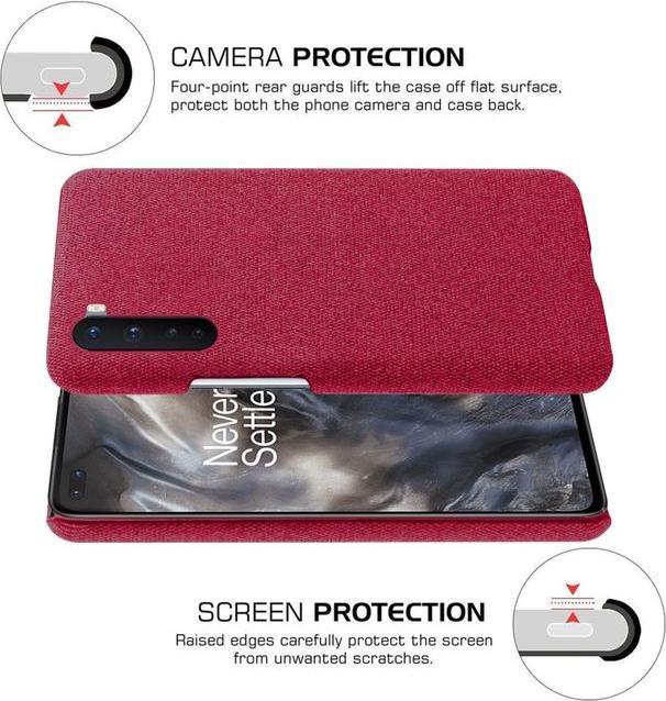 Produktbild MU Style Hardcase mit Stoffrückseite (OnePlus Nord)