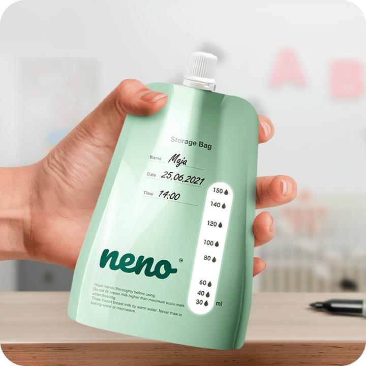 Actual product image Neno NEN-BAB-BT004 Breastfeeding Accessories 20 Piece(s) Breast Milk Storage Bag